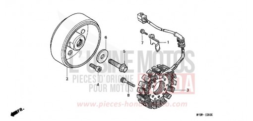 GENERATRICE CB500SX de 1999